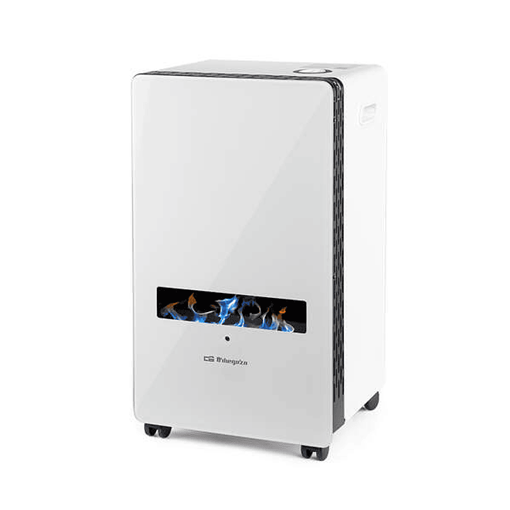 Orbegozo HBF 120 Estufa Llama Azul - Potencia 3800W - Clase Energetica A - Triple Sistema de Seguridad - Transportable y Practica 1