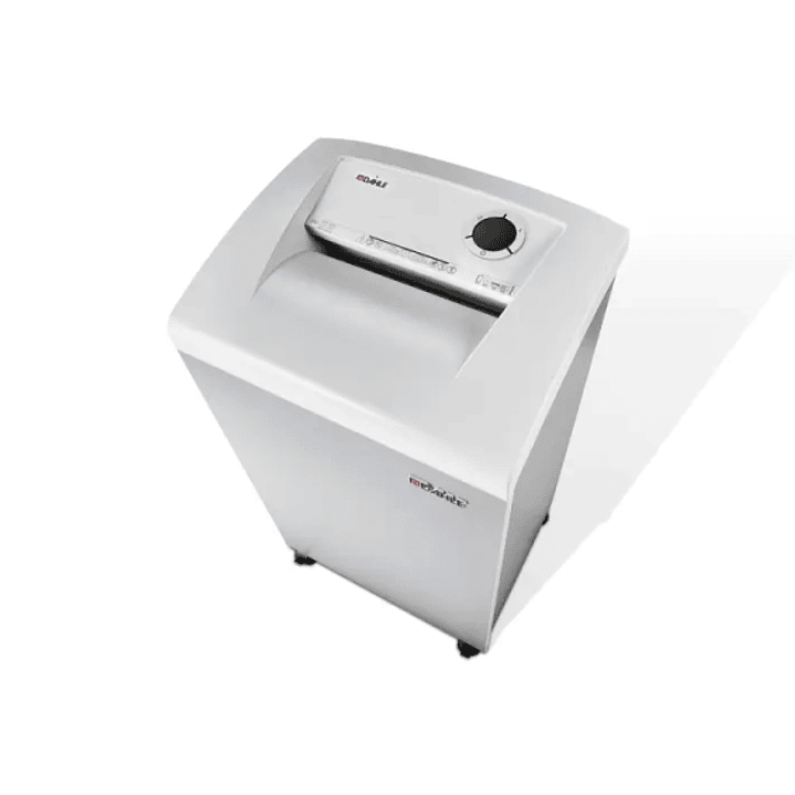 Dahle 306 Team Destructora de Papel Manual Corte en Particulas P-3 - Destruye hasta 20 Hojas - Papelera de 100L - Ruedas Giratorias con Freno - Color  1