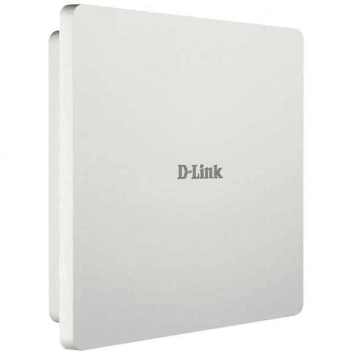 D-Link Punto de Acceso WiFi AC1200 PoE Dual Band para Exterior - 5 GHz/2.4GHz - Tasa de Transferencia Max. 867 Mbps - 2 Puertos RJ45 - Carcasa Resiste 1