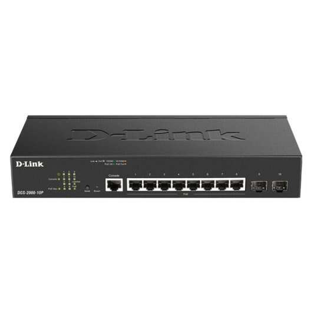 D-Link Switch 8 Puertos Gigabit + 2 SFP 1