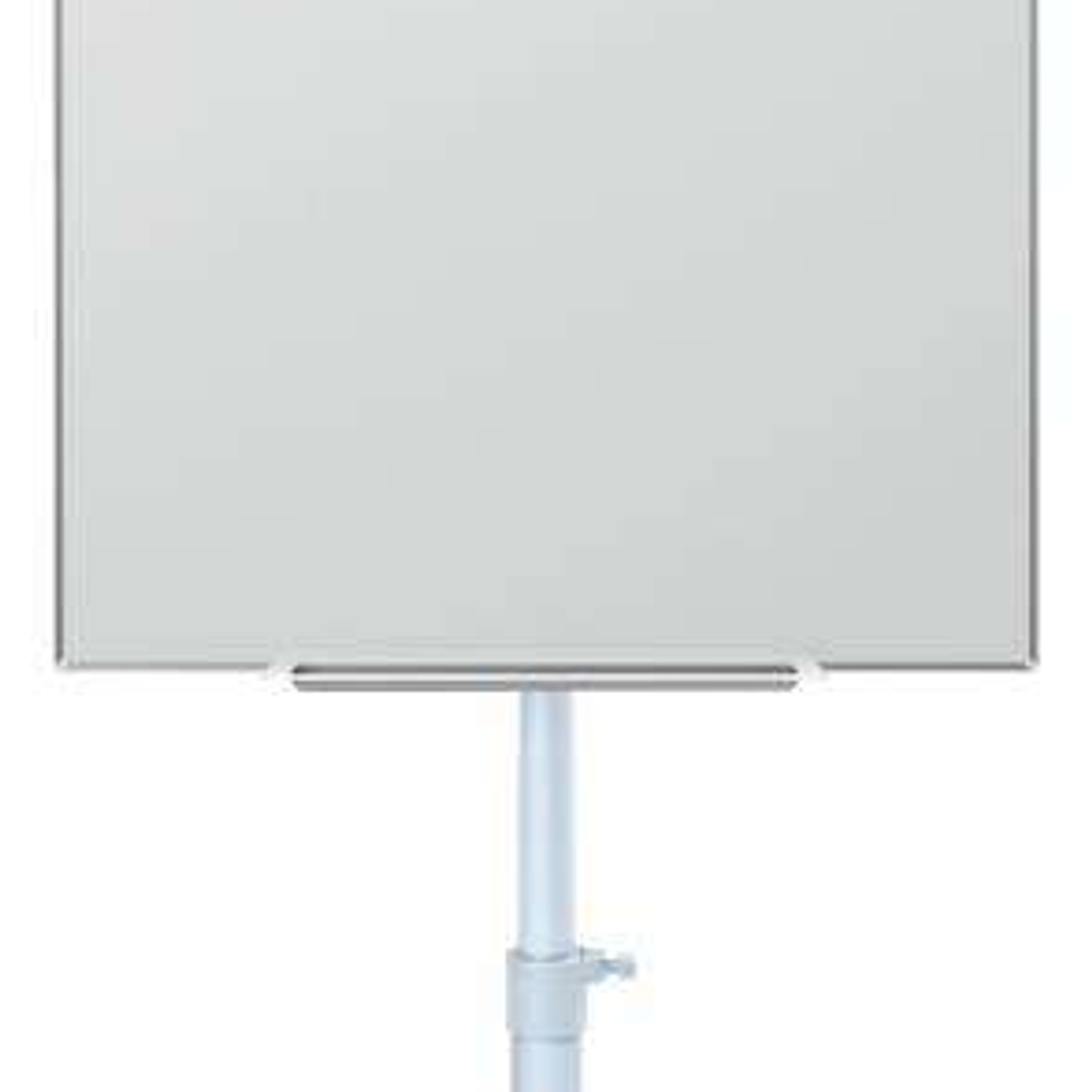 Nobo Impression PRO Pizarra Conferencia Movil - Acero Lacado Magnetico - Base Movil con Altura Regulable - Limpieza Facil - Borrado en Seco - Color Bl 1