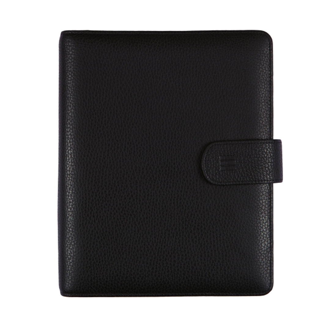 Finocam Open Piel Andrea Agenda Organizador - Anual 2026 - Formato 1000 - 205x43x249mm - 1 Dia por Pagina - Color Negro 1