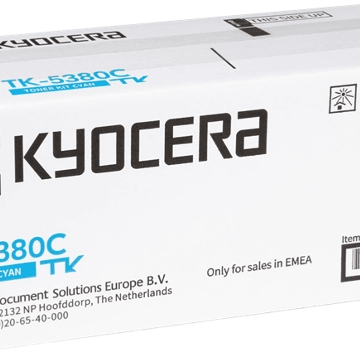 Kyocera TK5380 Cyan Cartucho de Toner Original - 1T02Z0CNL0/TK5380C 1