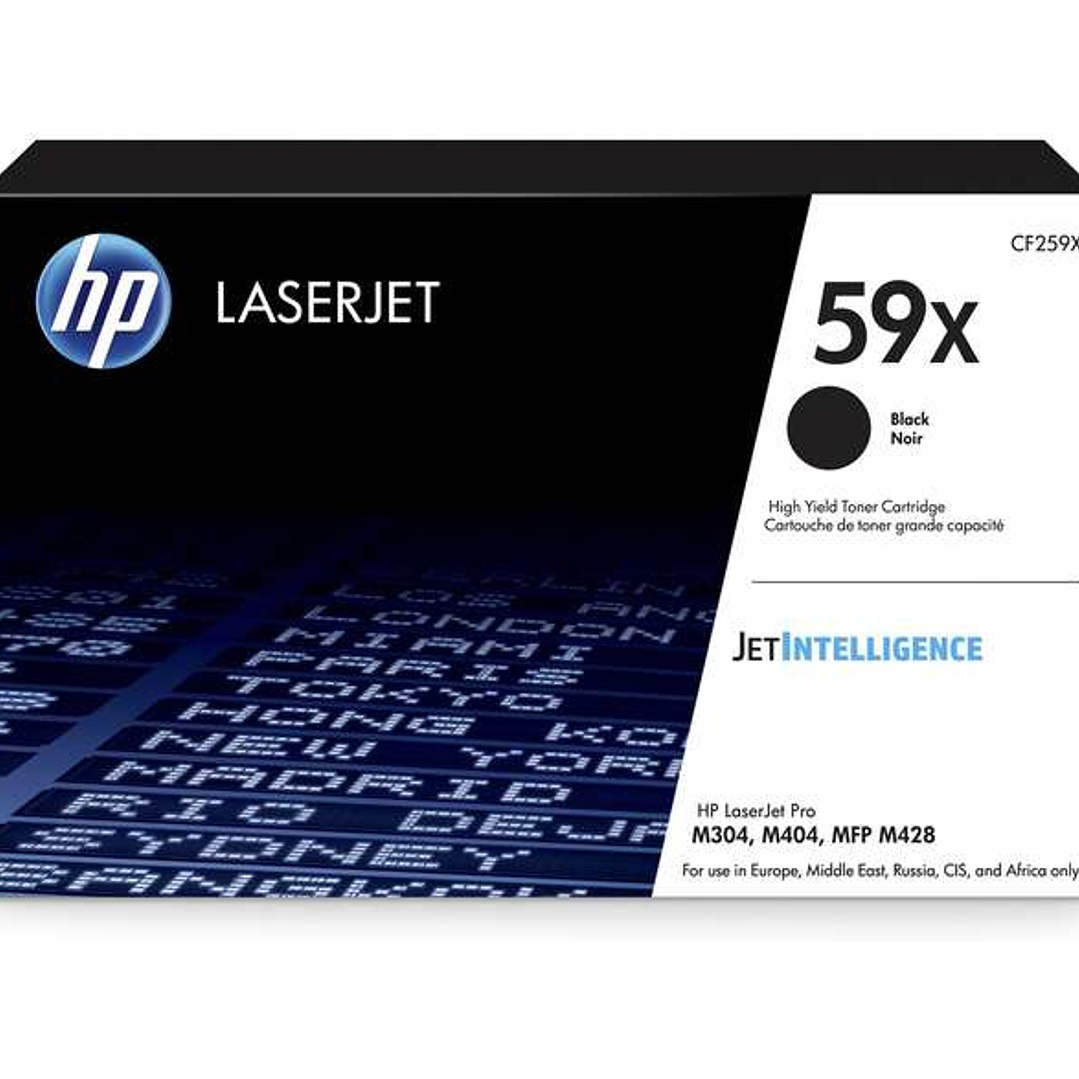 HP CF259X Negro Cartucho de Toner Original - 59X 1