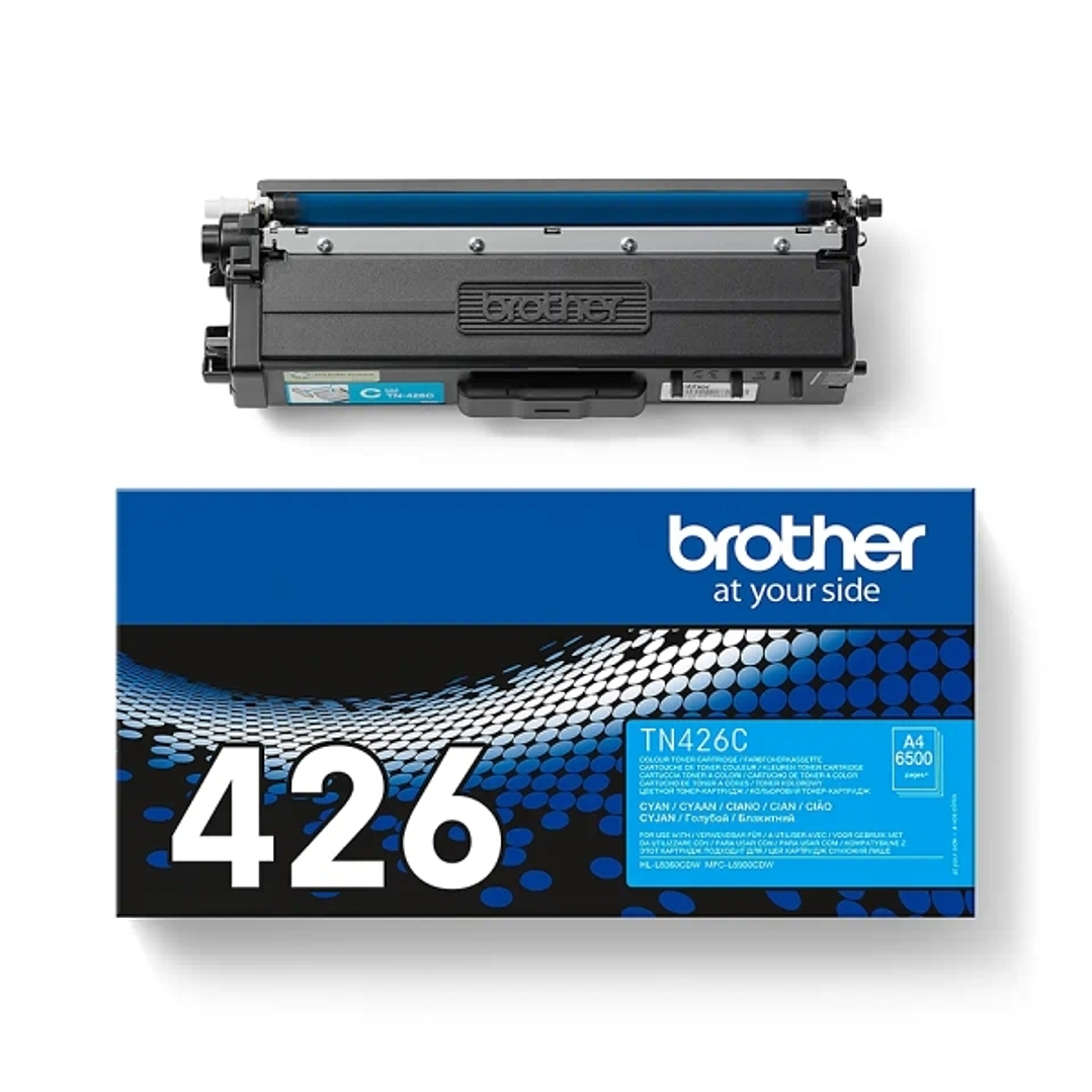 Brother TN426 Cyan Cartucho de Toner Original - TN426C 1
