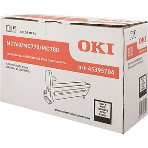 OKI MC760/MC770/MC780 Negro Tambor de Imagen Original - 45395704