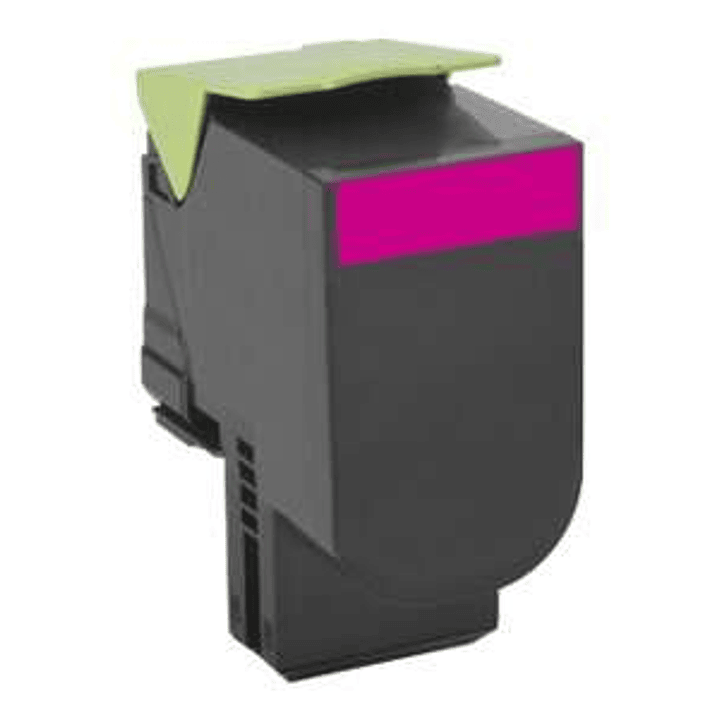 Lexmark CX410/CX510 Magenta Cartucho de Toner Original - 80C2HM0/80C2HME/802HM 1
