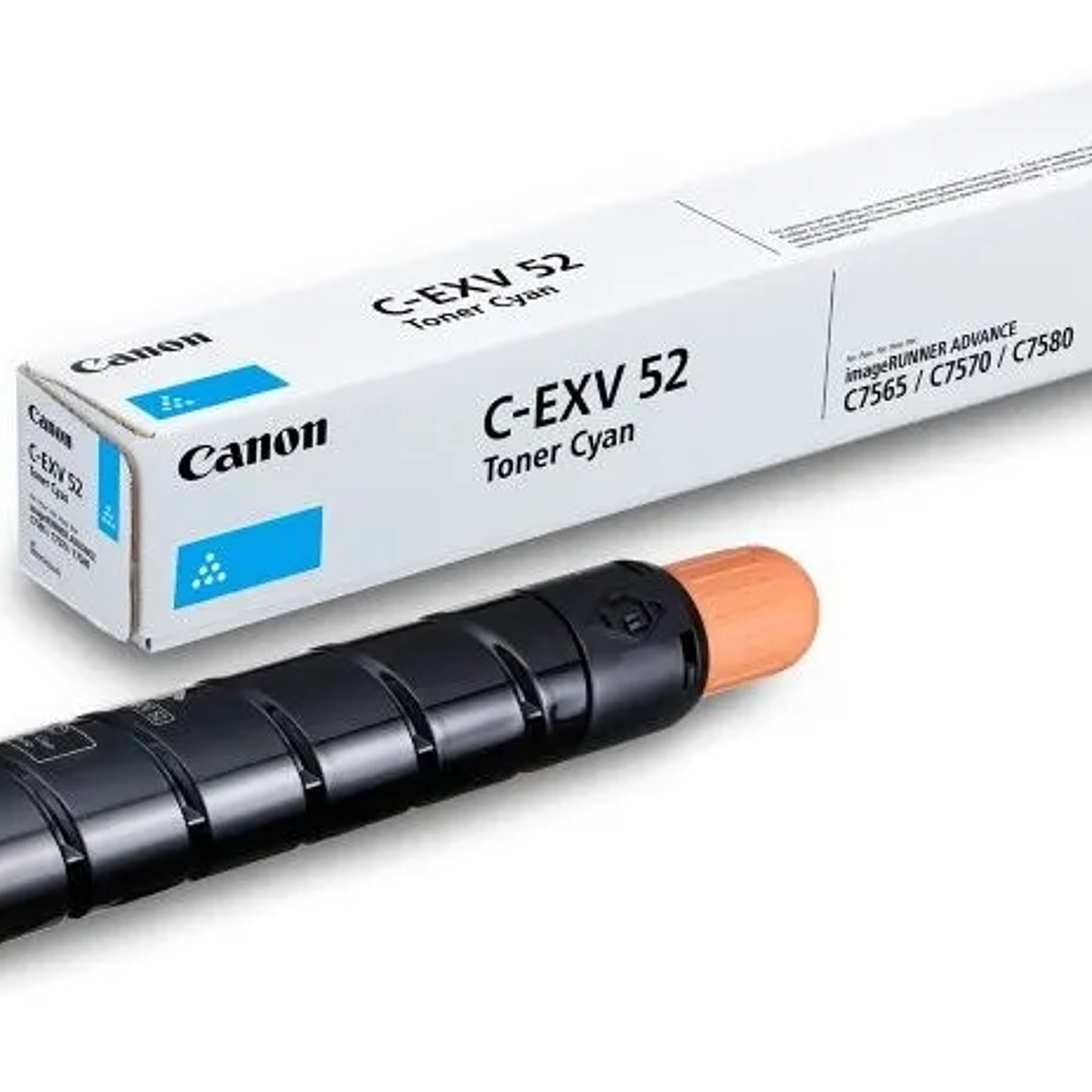 Canon CEXV52 Cyan Cartucho de Toner Original - 0999C002 1