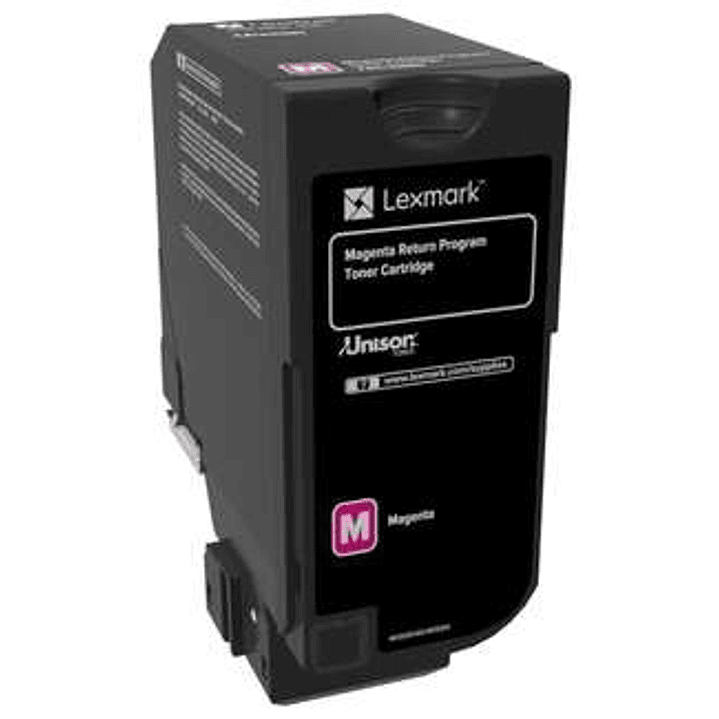 Lexmark CS720/CS725/CX725 Magenta Cartucho de Toner Original - 74C20M0 1