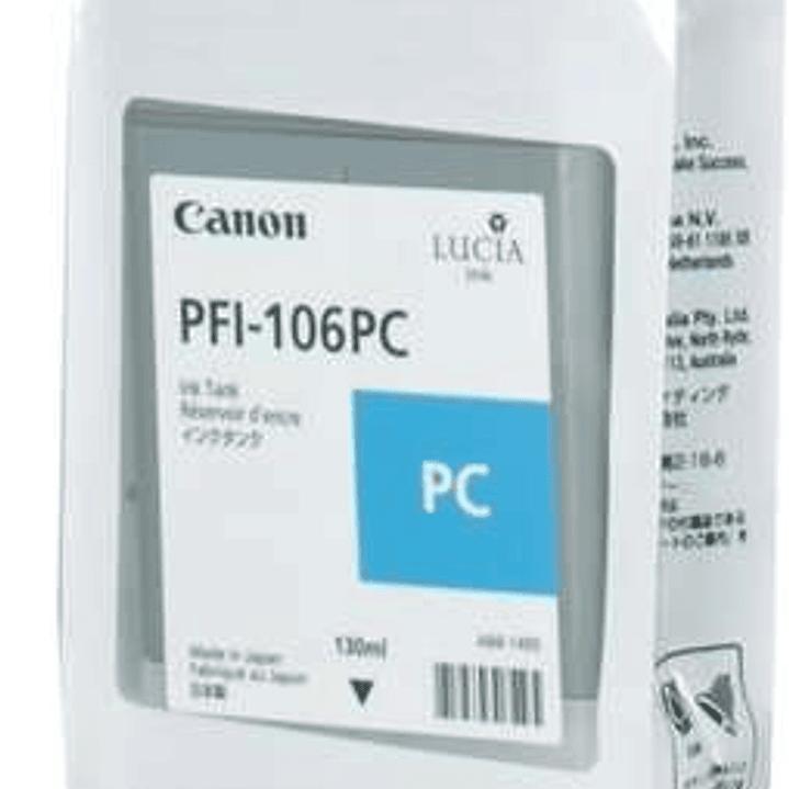 Canon PFI106 Cyan Photo Cartucho de Tinta Original - PFI106PC/6625B001 1