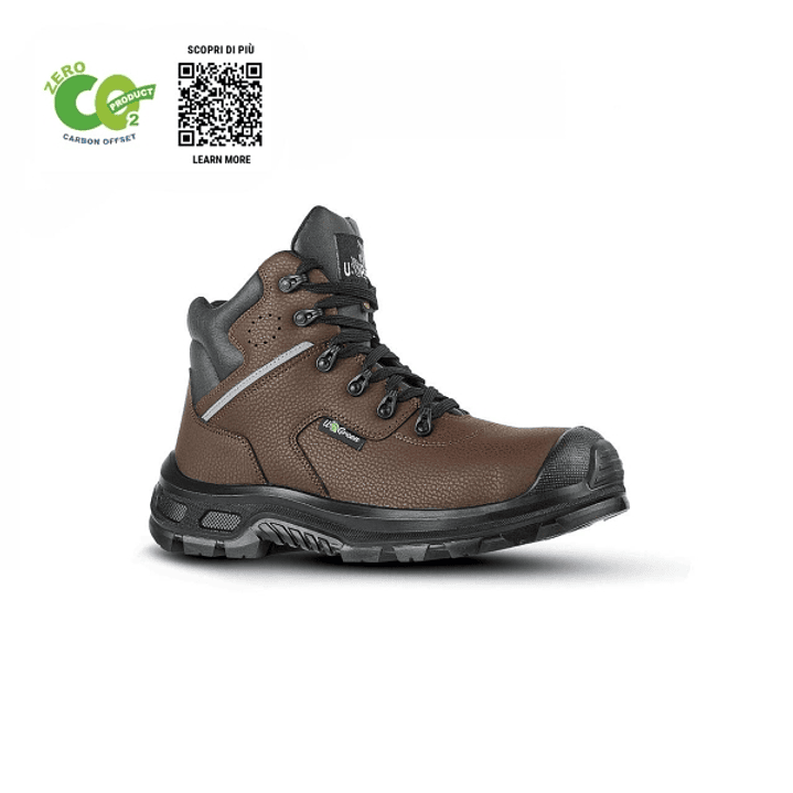 Upower Lancaster UK S ESD Calzado de Seguridad - Talla 35 - Puntera AirToe Composite Ultraligera, Sistema Antiperforacion, Forro Transpirable, Suela A 1