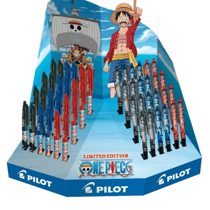 Pilot One Piece Expositor de 24 Boligrafos Frixion Ball + 24 Boligrafos Frixion Ball Plus - Borrables - Recargables - Colores Surtidos 1