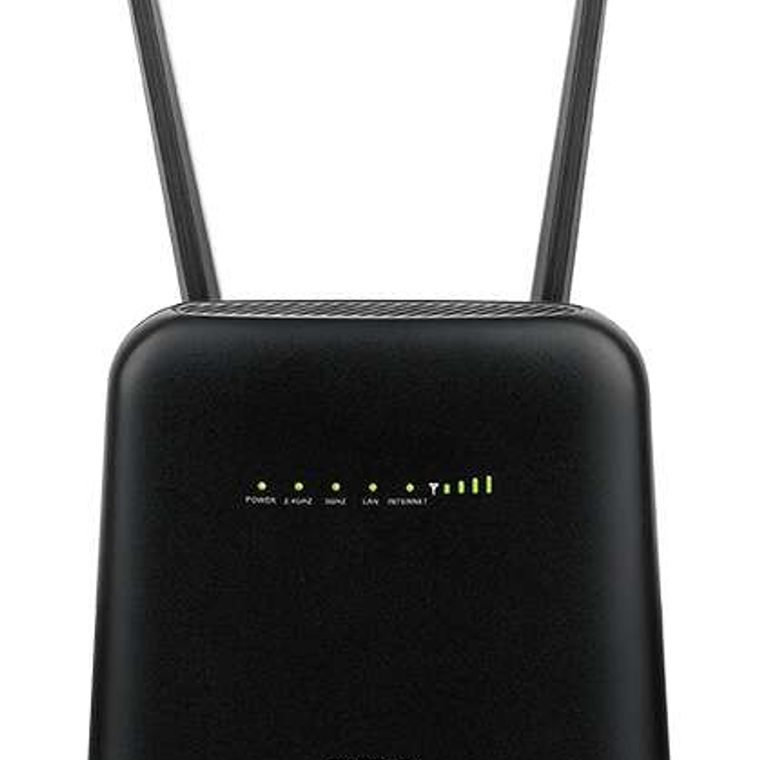 D-Link DWR-960 Router AC1200 4G LTE Cat7 Dual Band - Velocidad hasta 866 Mbps - 1 puerto WAN/LAN Gigabit + 1 LAN Ethernet Gigabit 1