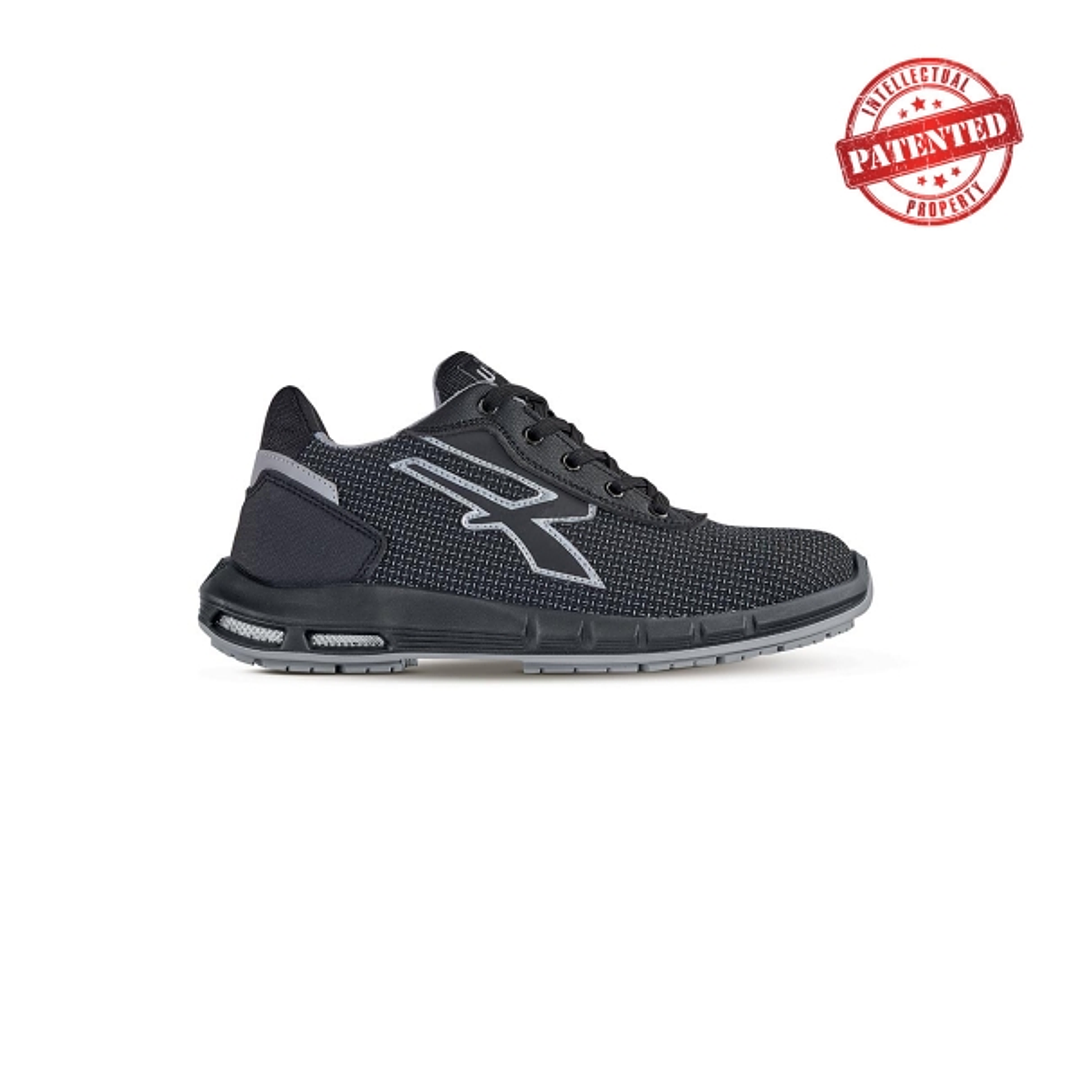 Upower Scudo Plus S ESD Calzado de Seguridad - Talla 45 - Puntera AirToe Aluminium, Antipinchazos, Alta Resistencia a la Abrasion, Suela PU/PU High Re 1