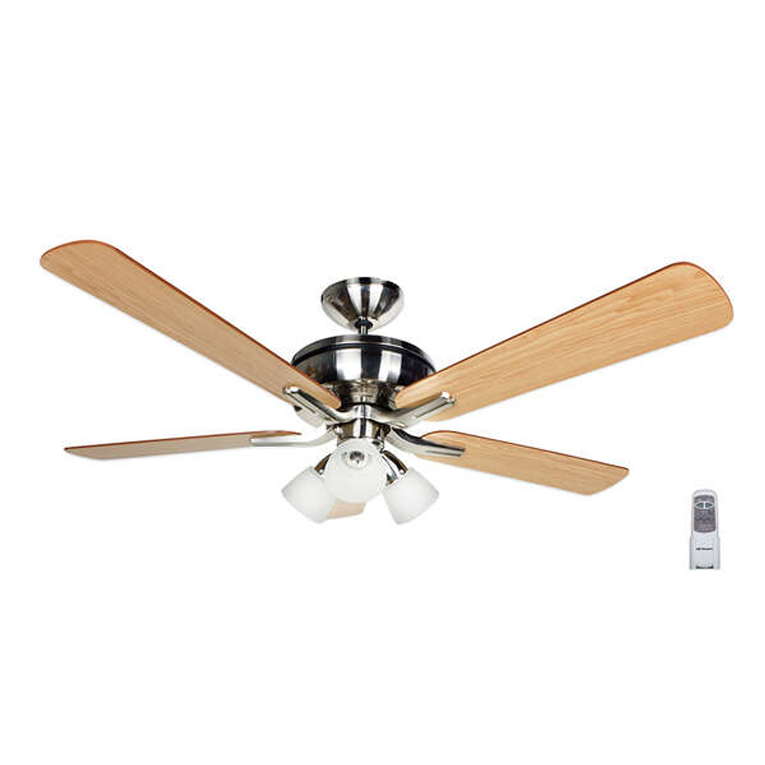 Orbegozo CP 68132 Ventilador de Techo con Sistema Reversible - Refresca en Verano y Calienta en Invierno - Silencioso y con 3 Velocidades 1