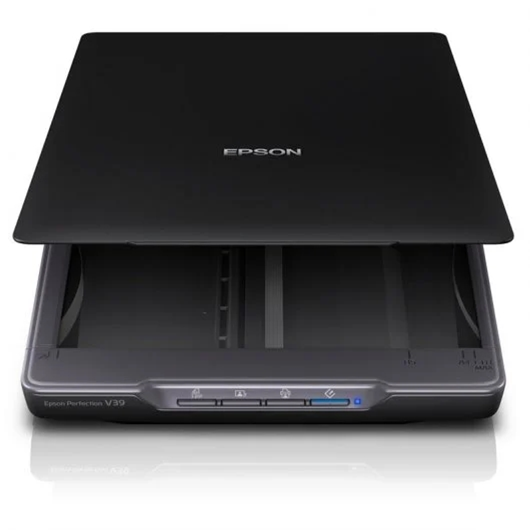 Epson Perfection V39II Escaner Fotografico y de Documentos 4800ppp - Alimentacion y Conectividad por USB - Fabricado con un 30% de Plastico Reciclado 1