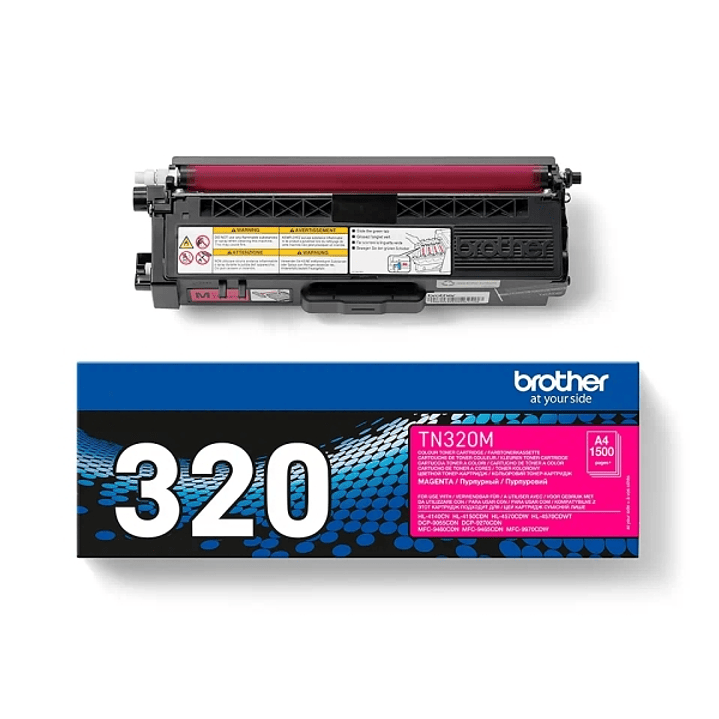 Brother TN320 Magenta Cartucho de Toner Original - TN320M 1
