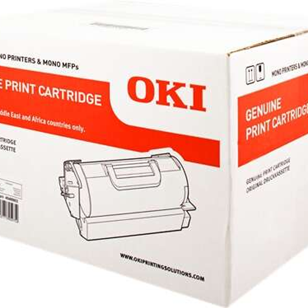 OKI B721/B731/MB760/MB770 Negro Cartucho de Toner Original - 45488802 1