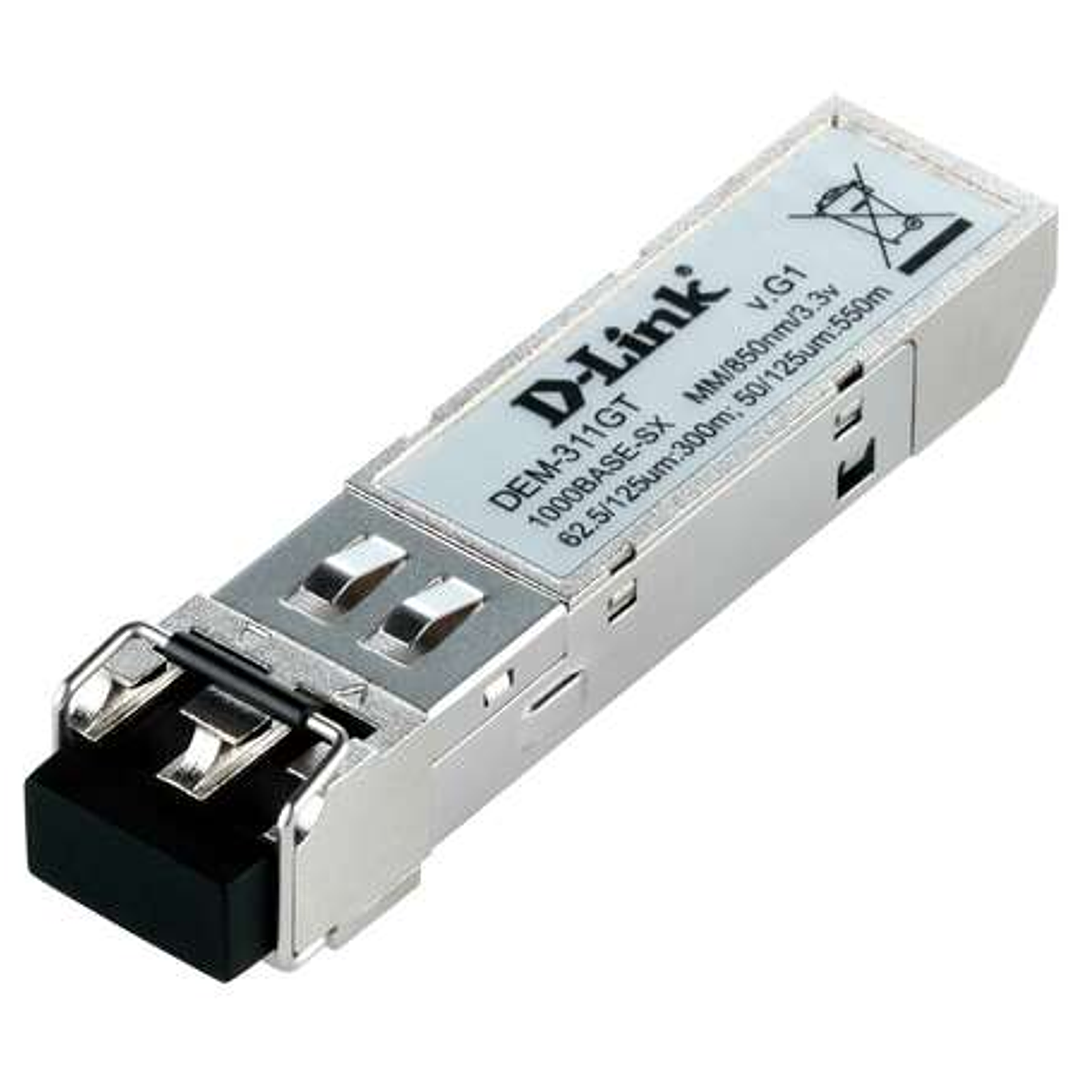 D-Link Pack de 10 Modulos Mini-GBIC 1 Puerto LC 1000BaseSX Multimodo (3.3V, hasta 550m) 1