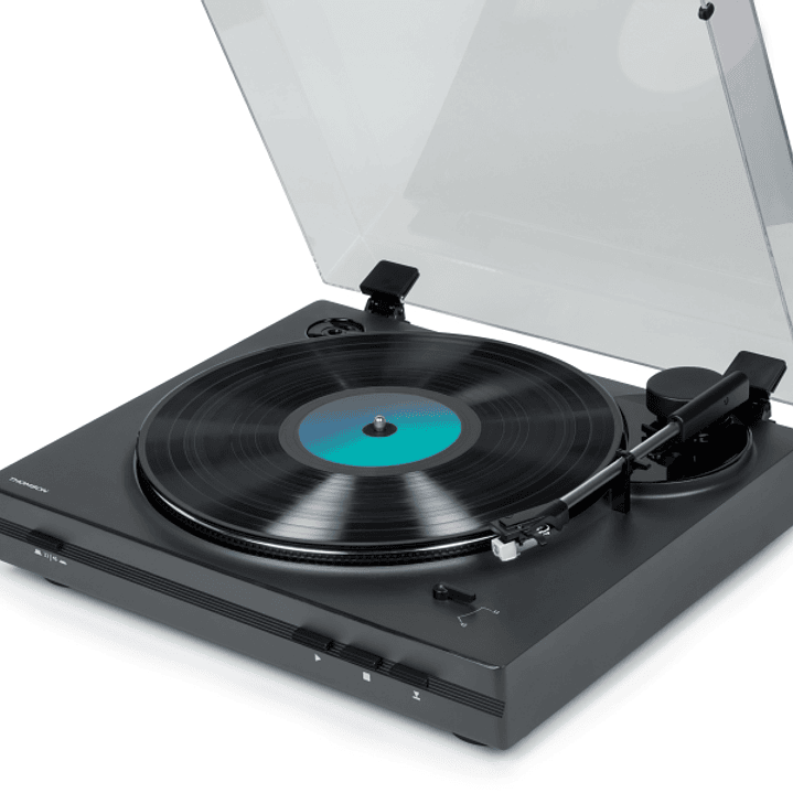 Thomson TT355 Giradiscos Preamplificado - Funcion Parada Automatica - Color Antracita 1