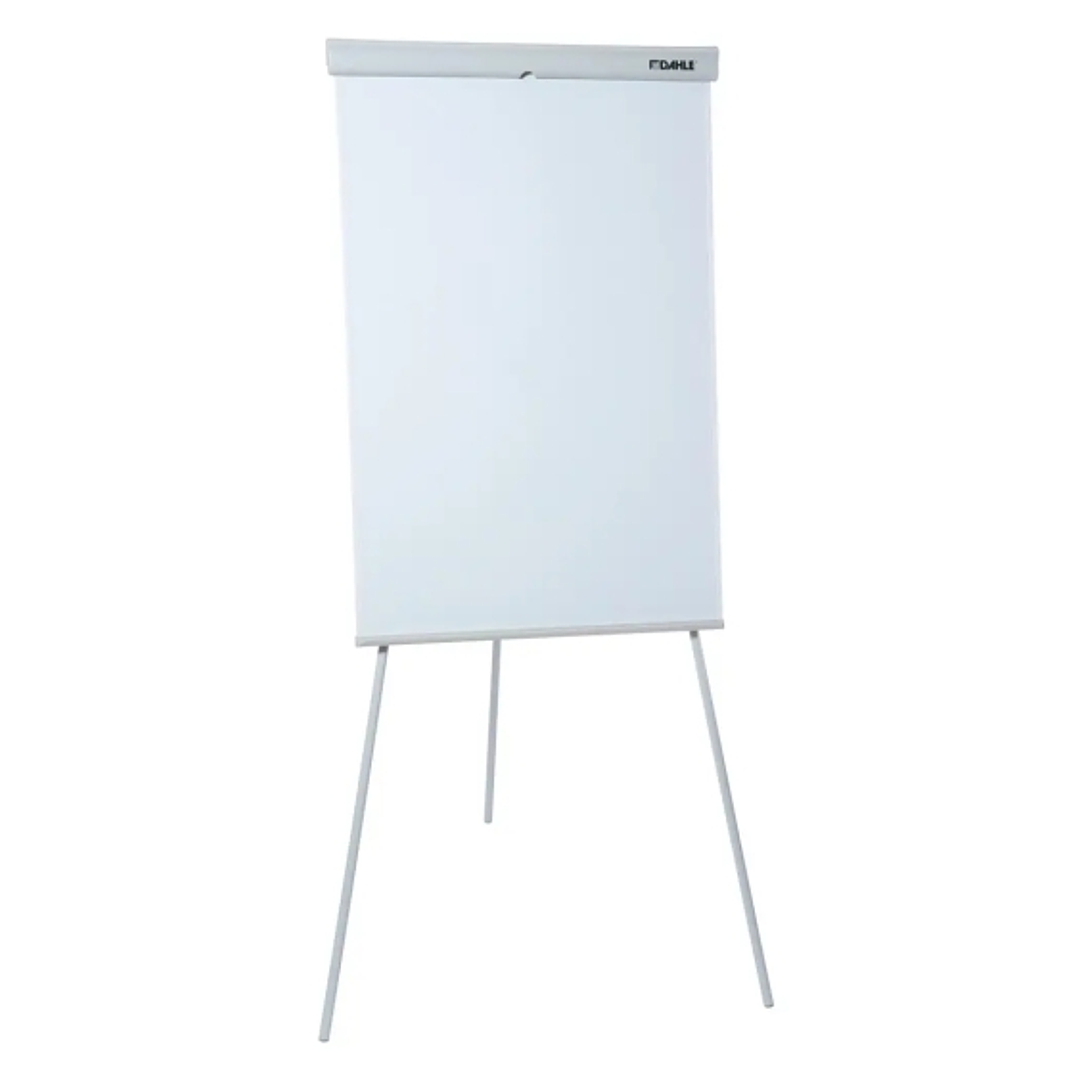 Dahle 96010 Pizarra Blanca Magnetica de Caballete con Sujecion de Bloc Universal - Regulacion de la Altura hasta 180cm - Bandeja para Rotuladores - Co 1