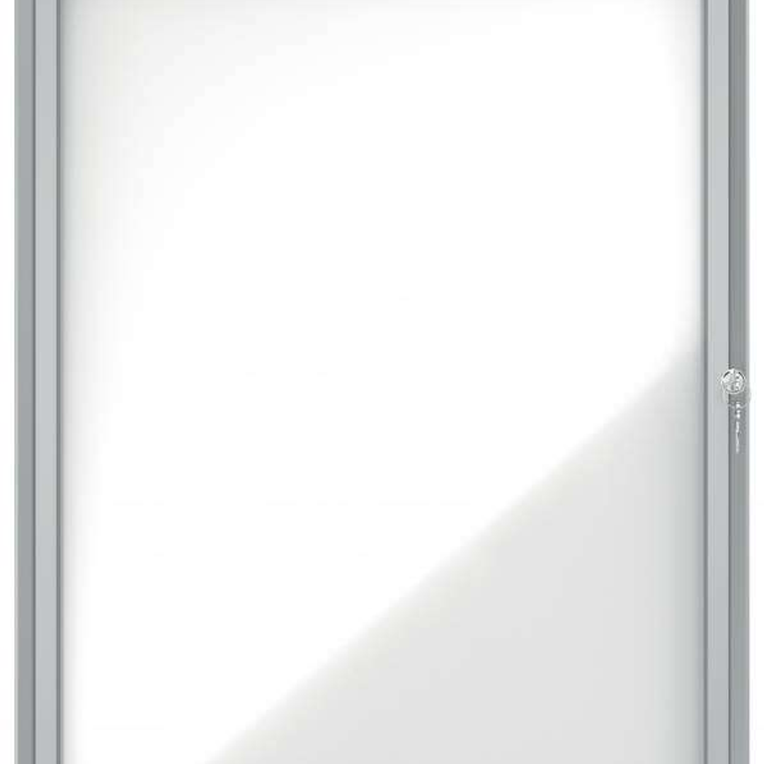 Nobo Vitrina Exteriores 4 Hojas A4 Superficie Blanca Magnetica 532x692x45mm Segura Aluminio 1