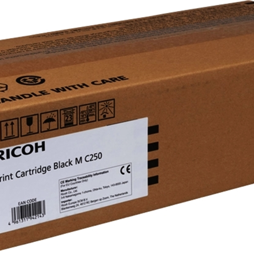 Ricoh MC250/PC300/PC301/PC302 Negro Cartucho de Toner Original - 408352/M C250BK 1
