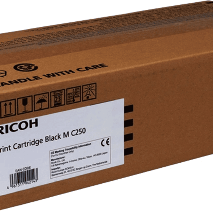 Ricoh MC250/PC300/PC301/PC302 Negro Cartucho de Toner Original - 408352/M C250BK 1