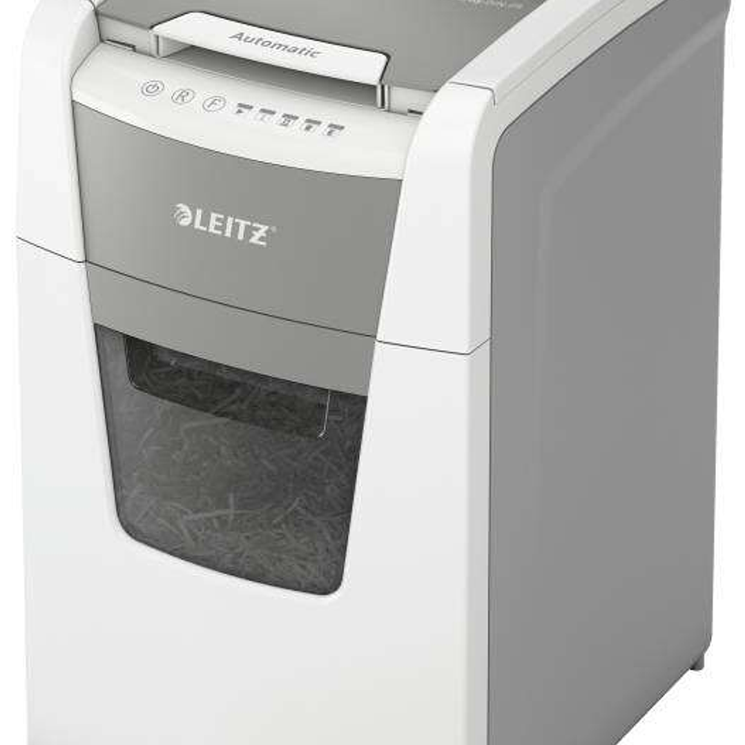 Leitz IQ 150 Autofeed P5 Destructora de Papel Automatica Micro Corte P-5 - Autoalimentacion 150 Hojas, Manual 6 Hojas - Papelera de 44L - Color Blanco 1