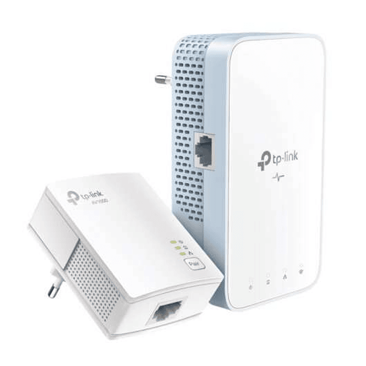 TP-Link Pack de Adaptadores Powerline Gigabit AV1000 WiFi - 1000Mbps - Alcance hasta 300m - Gigabit Ethernet 1