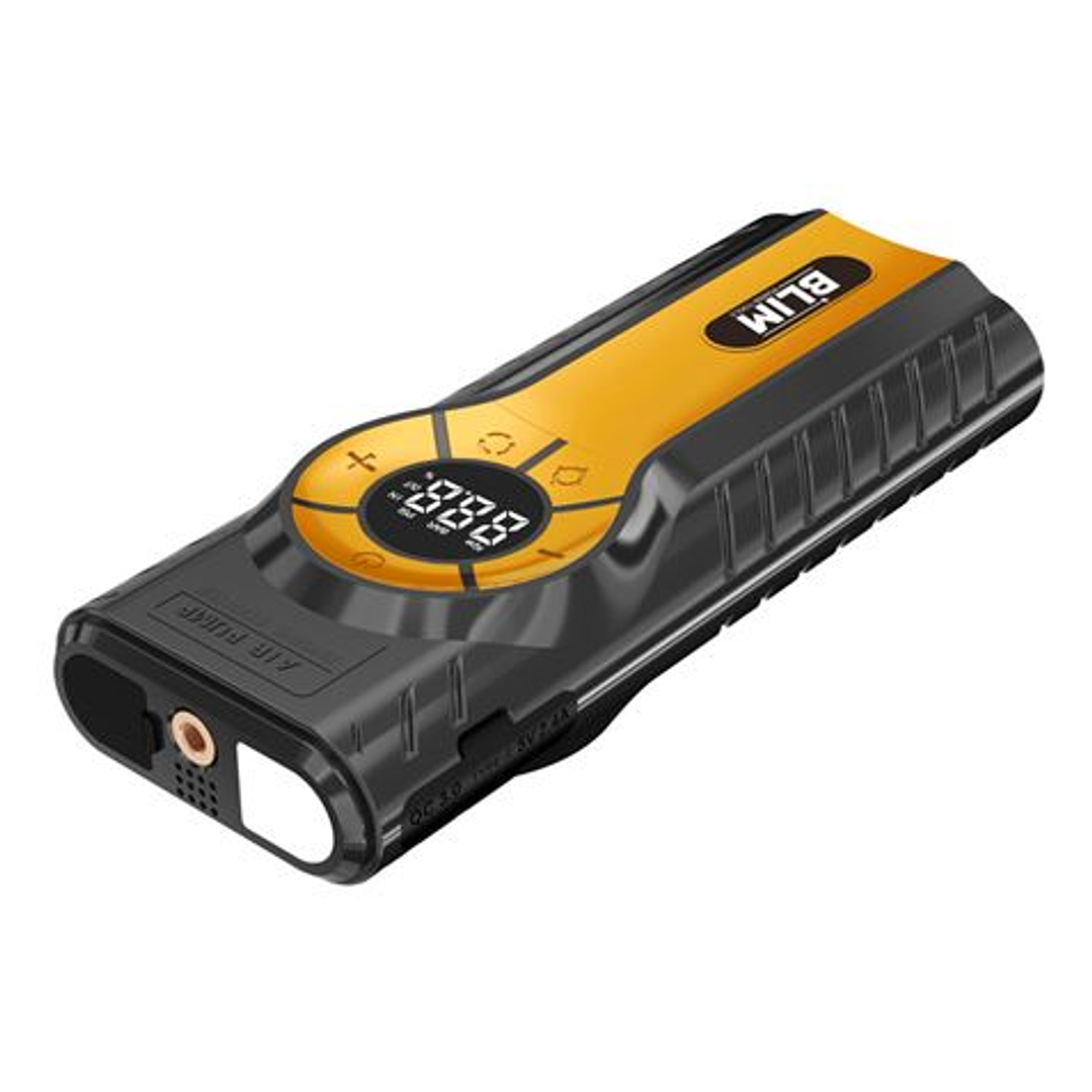 Blim BL0434 Arrancador de Baterias 4 en 1 - 12000mAh - Arranque 12V - Powerbank - Linterna - Compresor 150psi Para Neumaticos - Proteccion Contra Cort 1