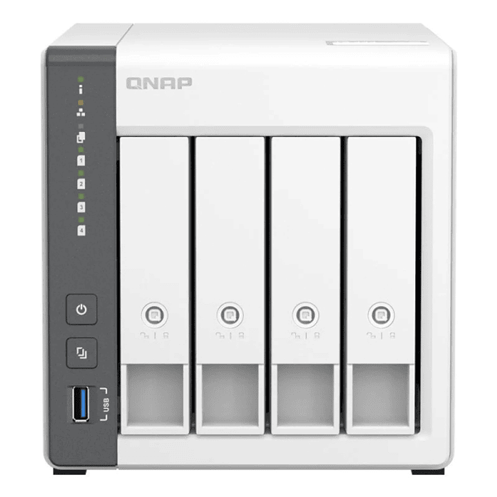 QNAP TS-433 NAS Torre Procesador ARM Cortex-A55 - Memoria 4GB - 4 Bahias 2.5