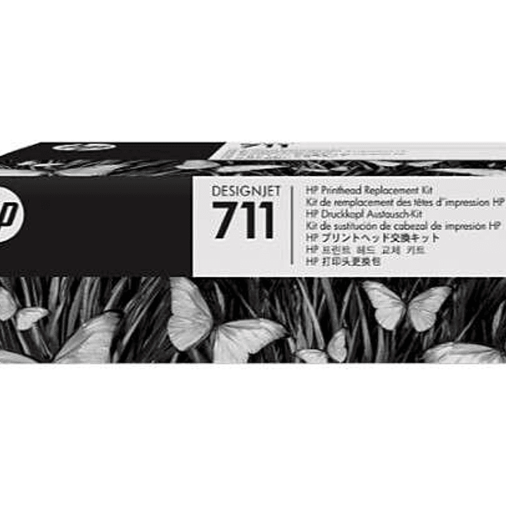 HP 711 Cabezal de Impresion Original + Pack de 4 Cartuchos de Tinta - C1Q10A 1
