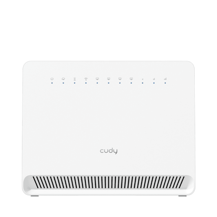 Cudy Router Gigabit WiFi 4G LTE Cat 6 AC1200 - Velocidad hasta 1000Mbps - 4 Puertos - Antenas Internas - 1 Ranura Nano SIM - Cat 6 - Color Blanco 1