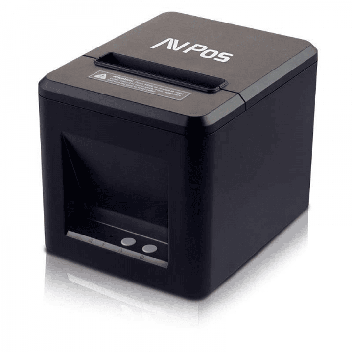 AVPos AVP-TC40NET Impresora Termica Tickets - Velocidad 260mm/s - Autocorte Parcial - USB y LAN - Color Negro 1