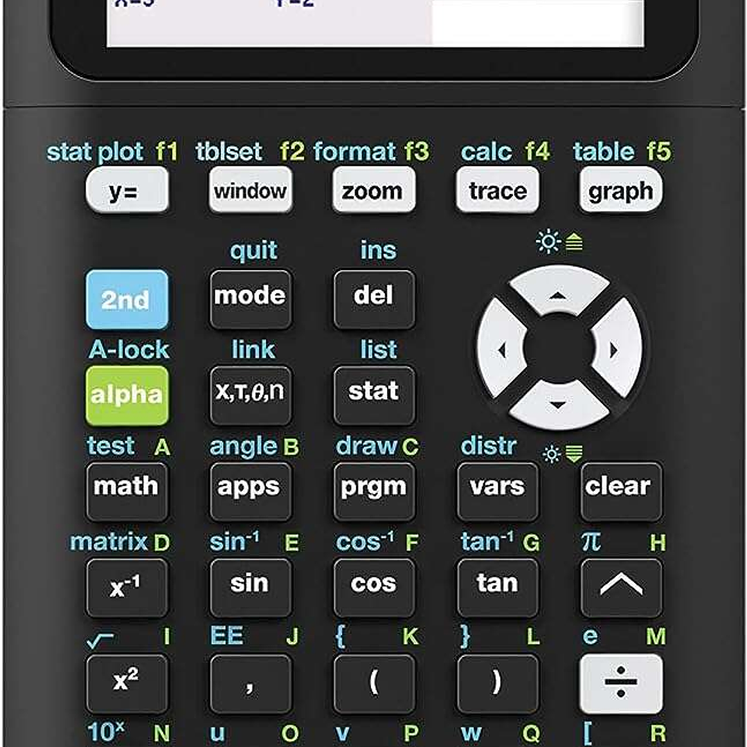Texas-Instruments TI-84 Plus CE Calculadora Grafica - Pantalla Retroiluminada a Color - Soporta Programacion - 13 Aplicaciones Incluidas - Color Negro 1