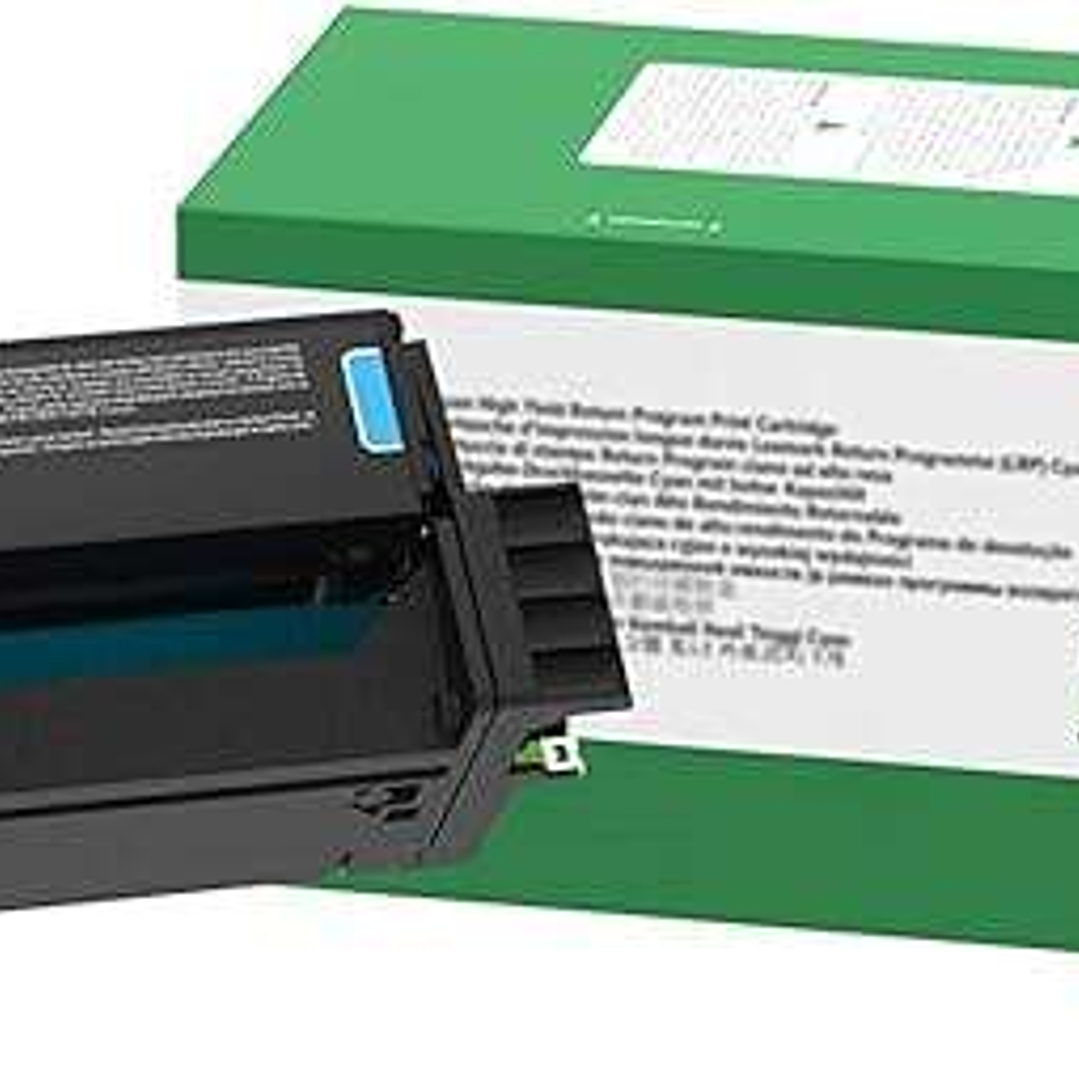 Lexmark C3326/MC3326 Cyan Cartucho de Toner Original - C332HC0/C330H20 1