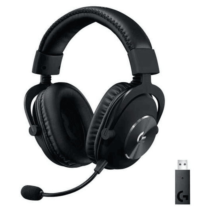 Logitech G Pro X Auriculares Gaming Inalambricos DTS 7.1 con Microfono - Tecnologia Lightspeed - Microfono Flexible - Diadema Ajustable - Almohadillas 1