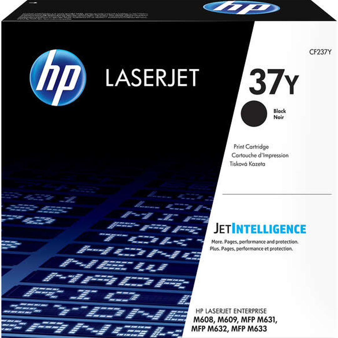 HP CF237Y Negro Cartucho de Toner Original - 37Y 1