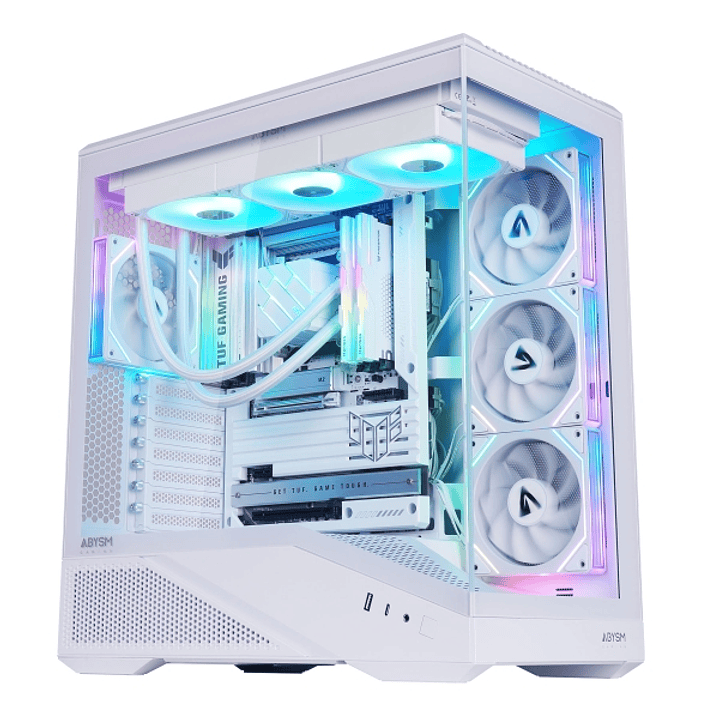 Abysm Arian Frame A400 White Caja Torre ATX, ITX, Micro ATX - Lateral y Frontal Cristal Templado - 3.5