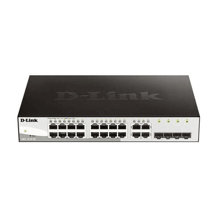 D-Link Switch Semigestionable 16 Puertos Gigabit + 4 Puertos SFP Combo 1