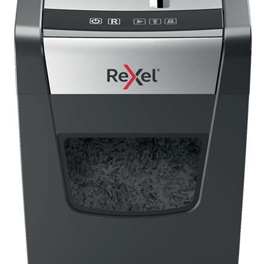 Rexel Momentum X410-SL Slimline Destructora de Papel Manual Corte Confeti - Nivel de Seguridad P-4 - Destruye hasta 10 Hojas - Capacidad de la Papeler 1