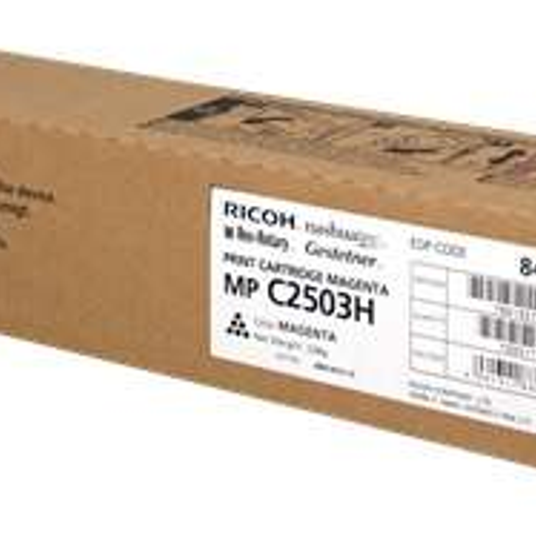 Ricoh Aficio MP-C2503SP/MP-C2003SP/MP-C2004SP/MP-C2504SP Magenta Cartucho de Toner Original - 841927 1