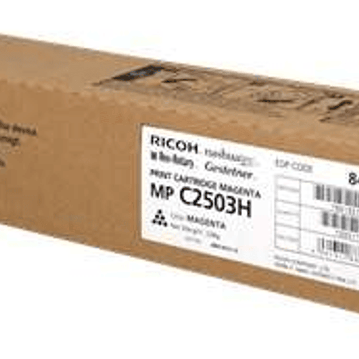 Ricoh Aficio MP-C2503SP/MP-C2003SP/MP-C2004SP/MP-C2504SP Magenta Cartucho de Toner Original - 841927 1