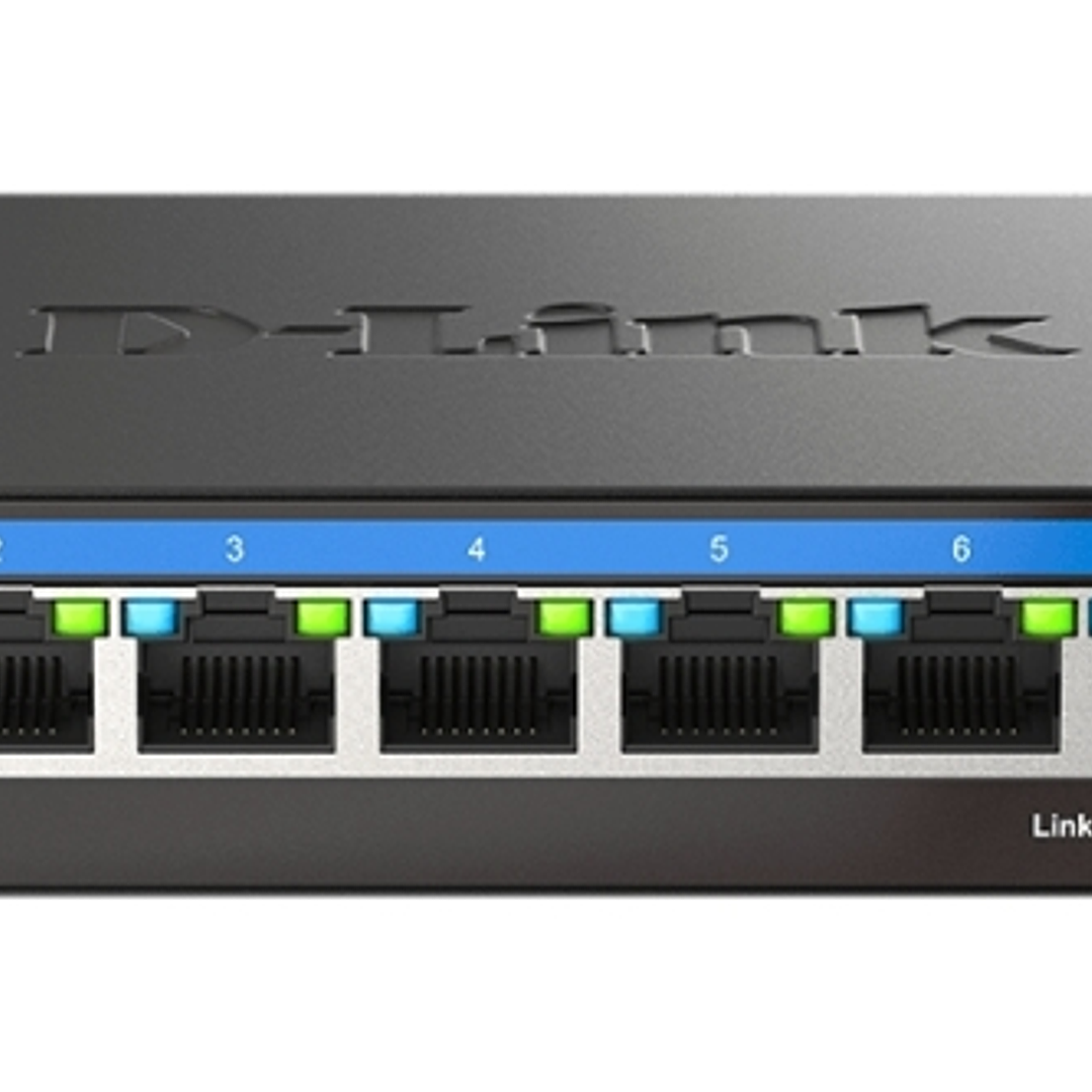 D-Link Switch 8 Puertos Multigigabit 2.5G No Gestionado - Switching 40 Gbps - Chasis Metalico 1