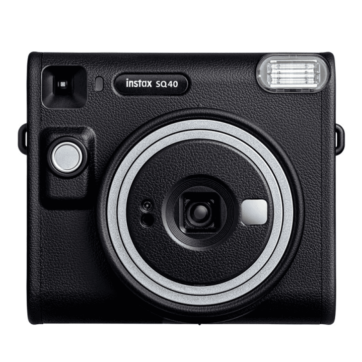 Fujifilm Instax Square SQ40 Camara Instantanea - Tamaño de Imagen 62×62mm  - Espejo para Selfies - Exposicion Automatica - Color Negro 1