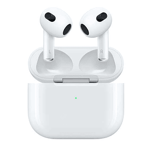 Apple AirPods 3ª Gen Auriculares Inalambricos Bluetooth 5.0 - 2 Microfonos - Control de Sensor de Presion - Autonomia hasta 6h