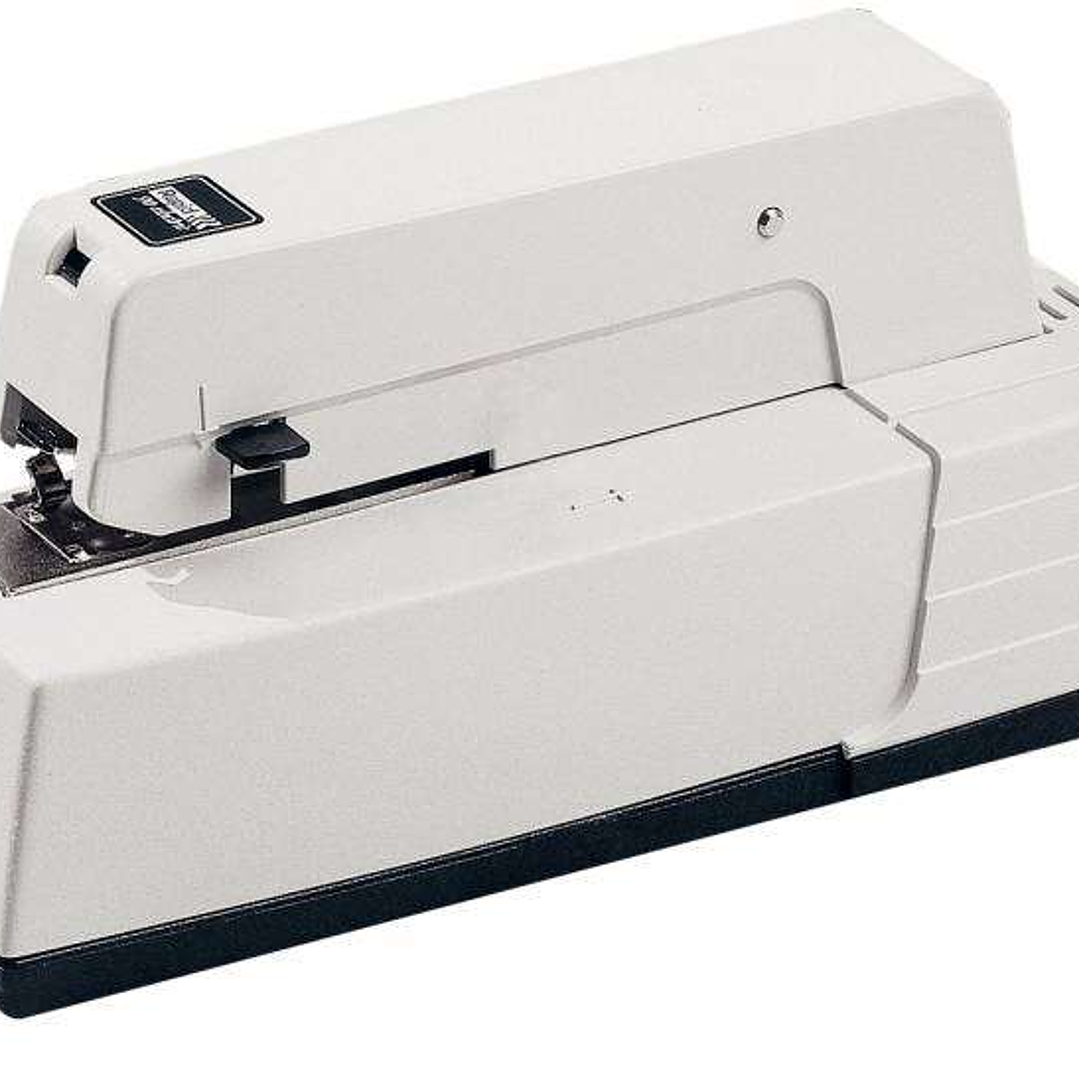 Rapid 90Ec Grapadora Electrica Classic - Grapa hasta 30 Hojas - Carga Frontal - Grapas 44/6-7mm - Blanco/Negro 1