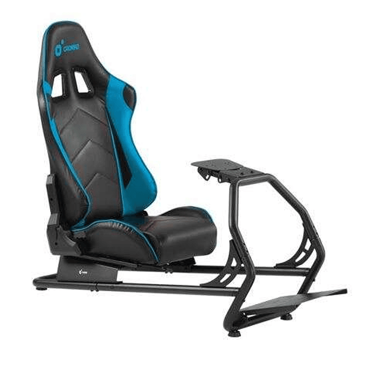 Cromad R2 Asiento Simulador de Carreras - Soporte para Pedales y Volante - Totalmente Ajustable - Robusto - Peso Max. 100kg 1