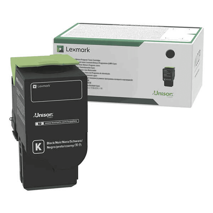 Lexmark CS421/CS521/CS622/CX421/CX522/CX622/CX625 Negro Cartucho de Toner Original - 78C20K0 1